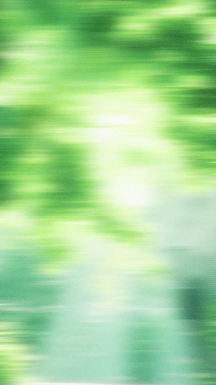 Soft green motion landscape
